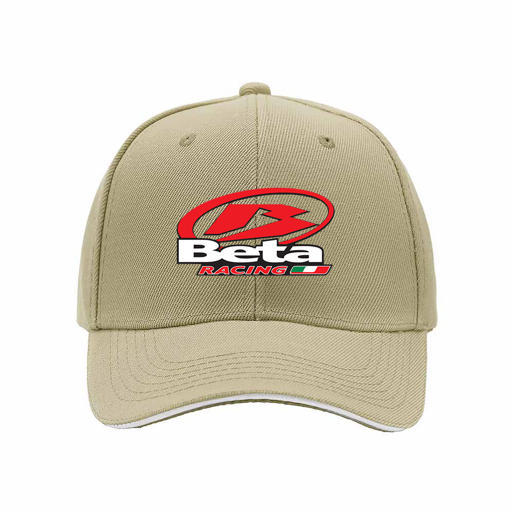 Beta Racing Logo Men's Baseball Cap Black Red Design - Image 4
