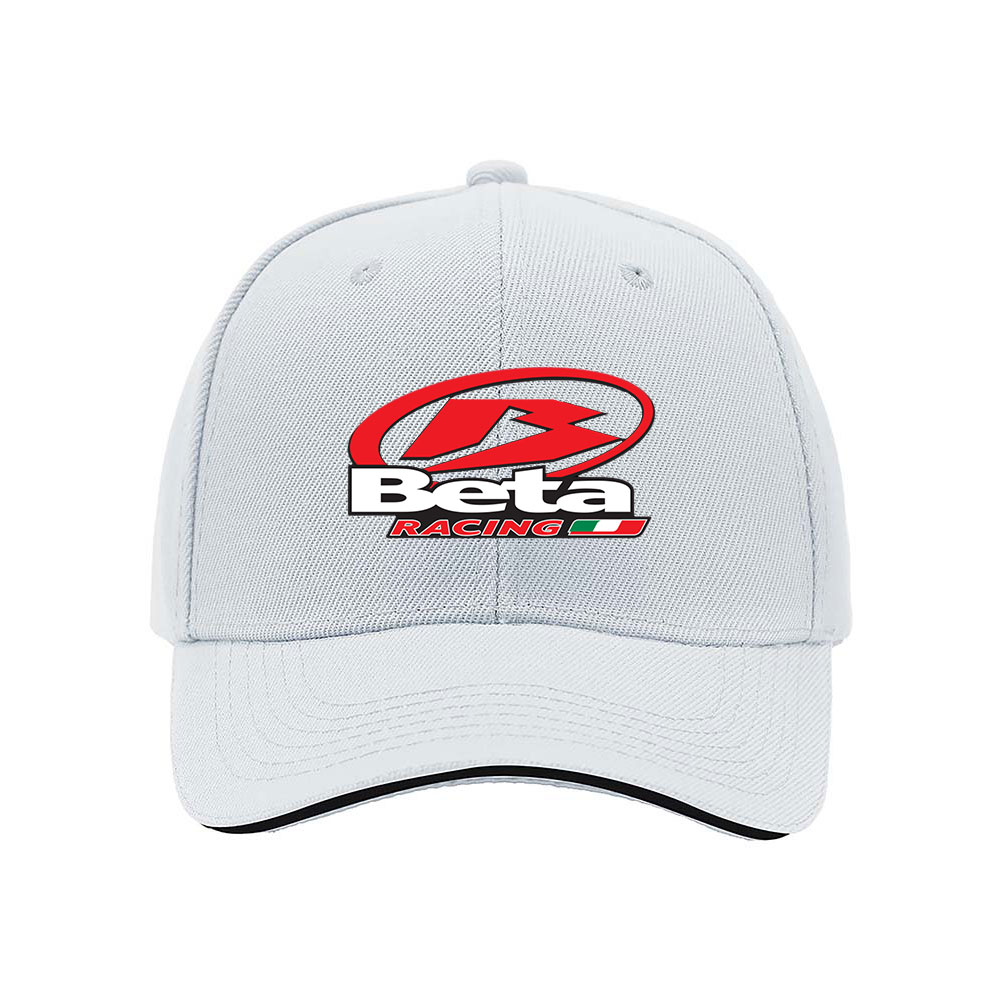 Beta Racing Logo Men's Baseball Cap Black Red Design - Image 5