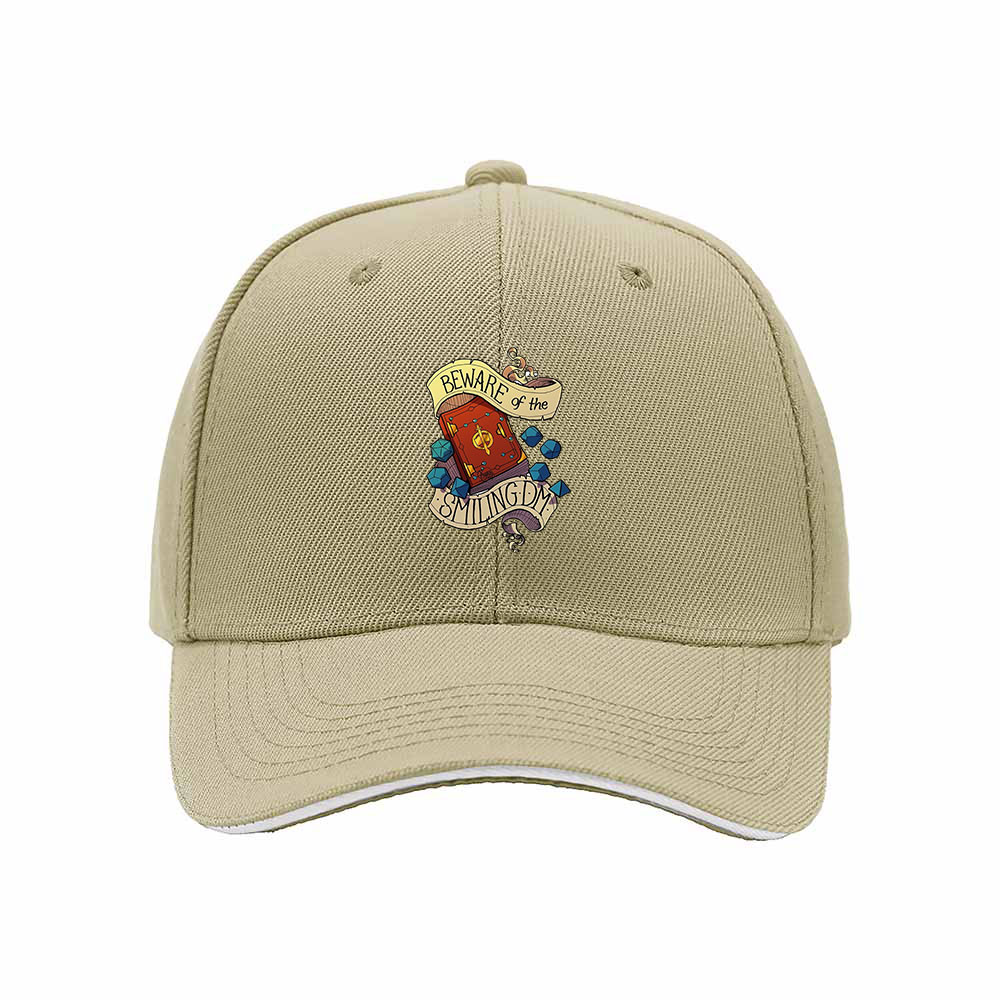 Beware of the Smiling Cat Embroidered Baseball Cap for Men Women - Image 4