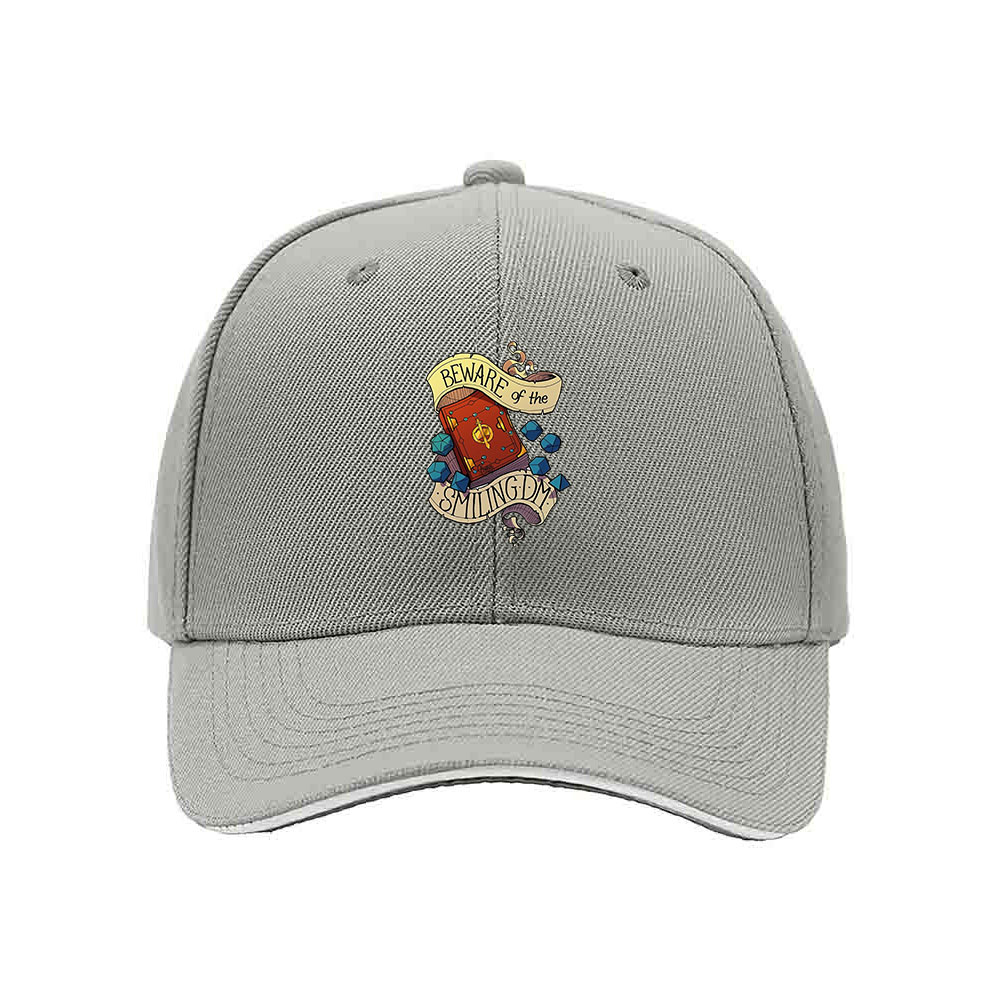 Beware of the Smiling Cat Embroidered Baseball Cap for Men Women - Image 7