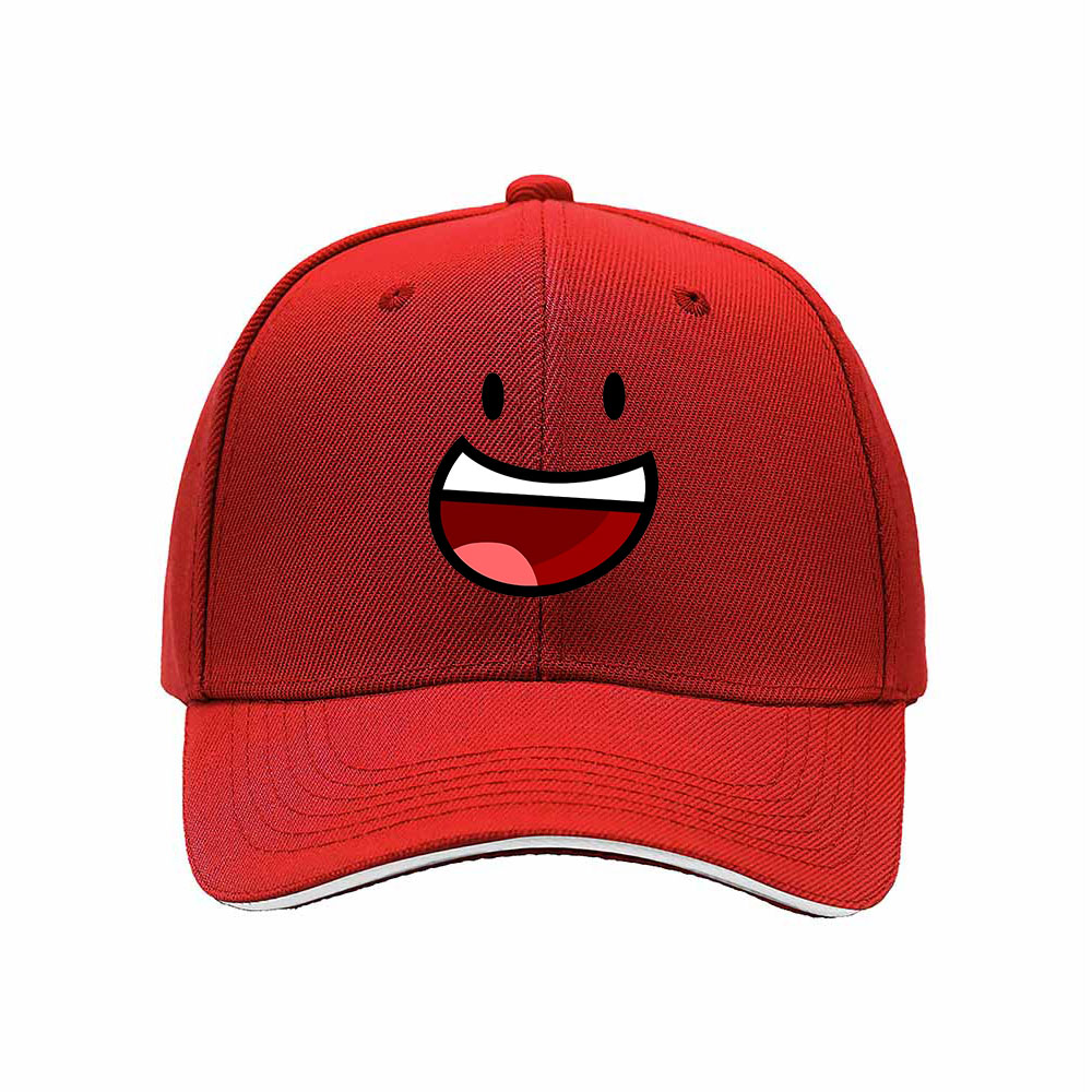 Smiling Face Baseball Cap Men's Women's Gift Hat Fun Emoji Design - Image 6