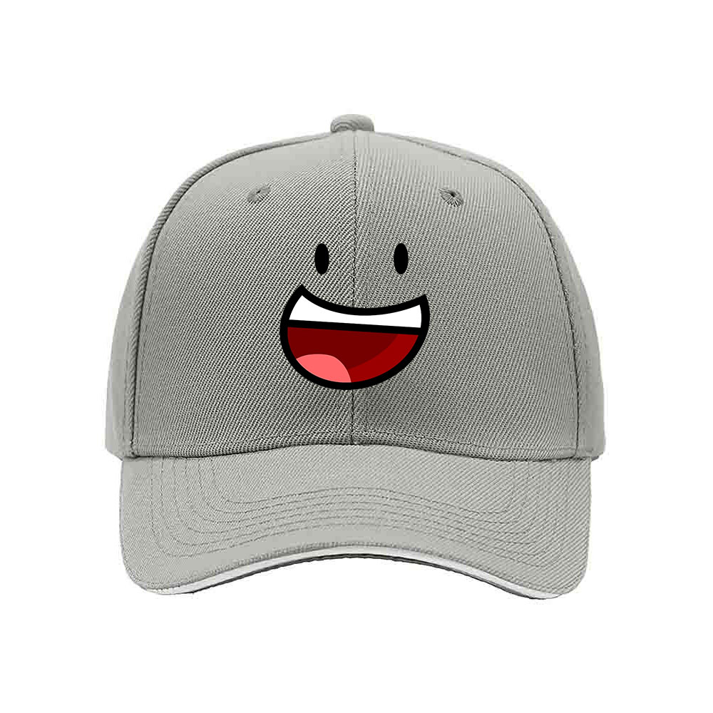 Smiling Face Baseball Cap Men's Women's Gift Hat Fun Emoji Design - Image 7
