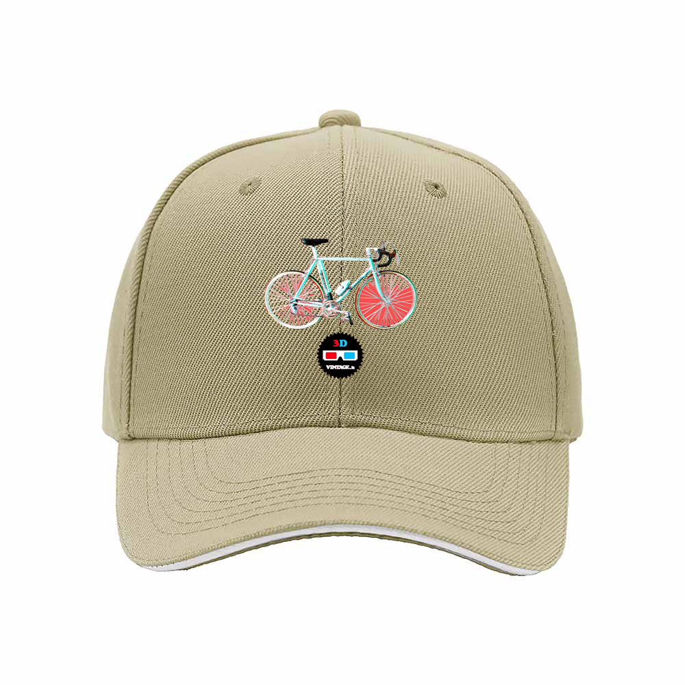 3D Bicycle Print Men's Baseball Cap Gift for Cyclists - Image 4
