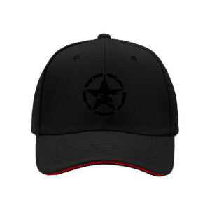 Black Star Logo Baseball Cap Men's Women's Casual Gift Hat