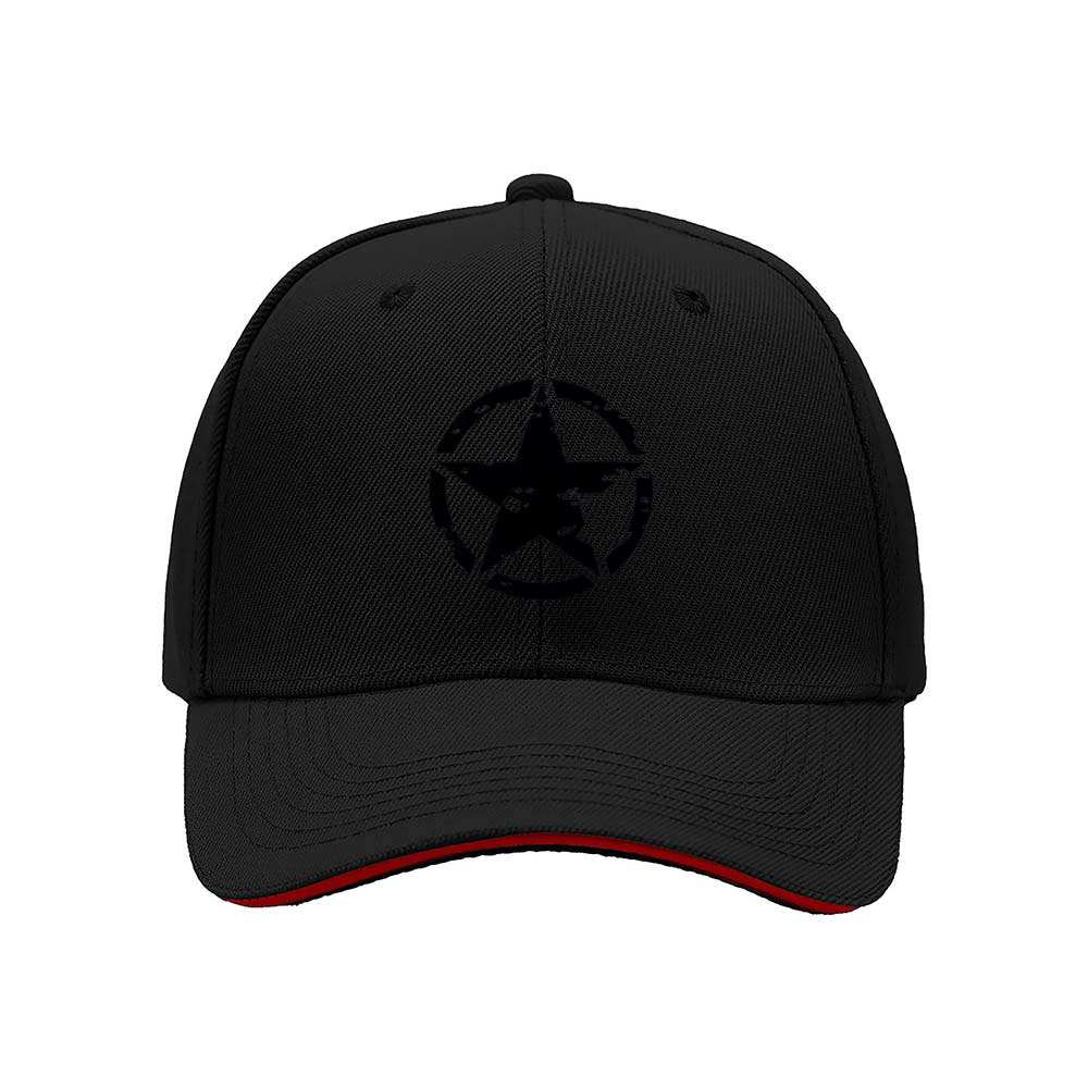 Black Star Logo Baseball Cap Men's Women's Casual Gift Hat