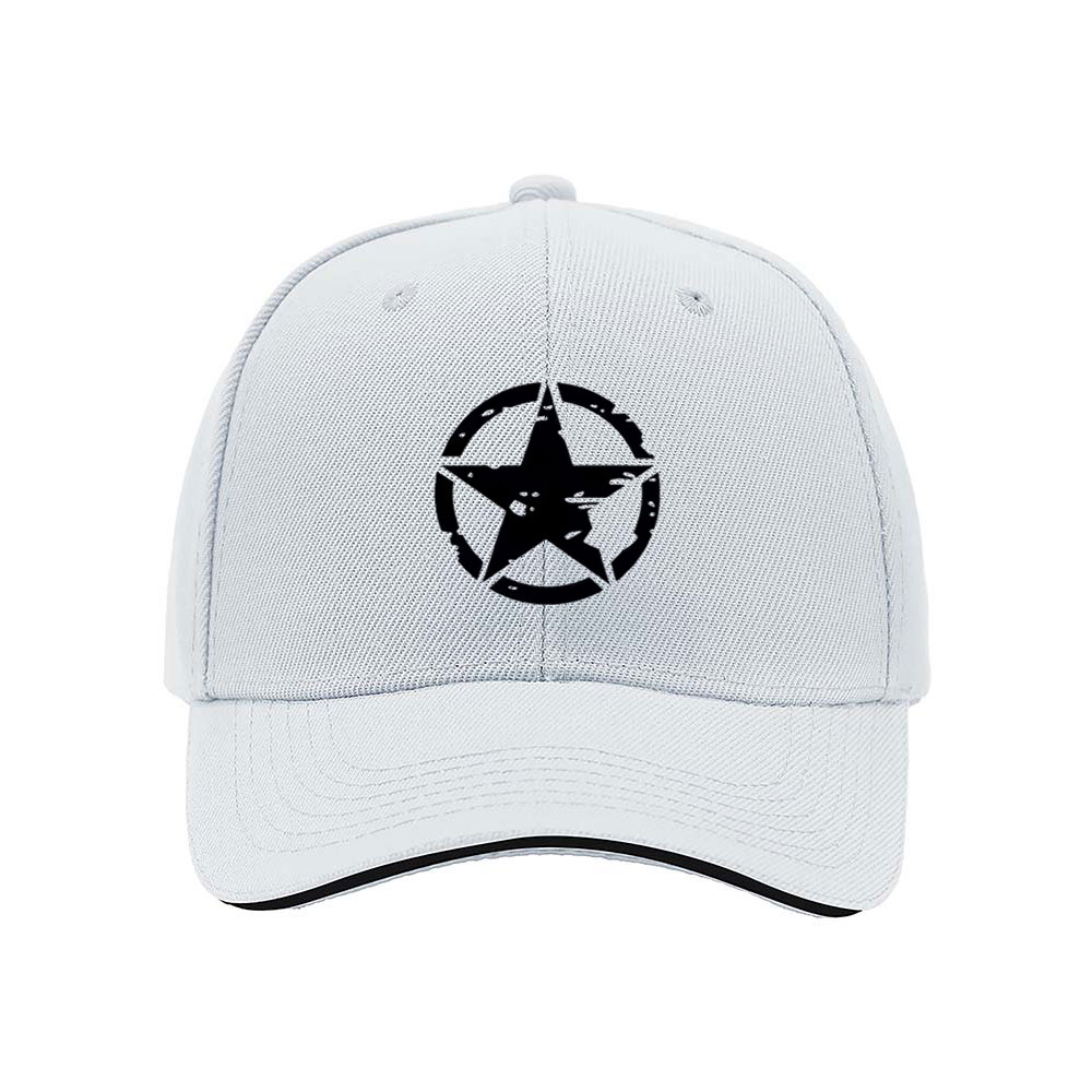 Black Star Logo Baseball Cap Men's Women's Casual Gift Hat - Image 5