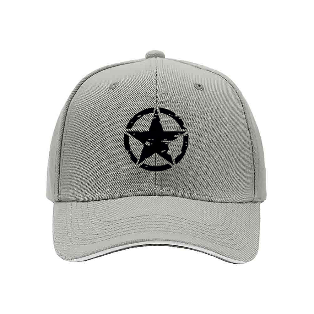 Black Star Logo Baseball Cap Men's Women's Casual Gift Hat - Image 7