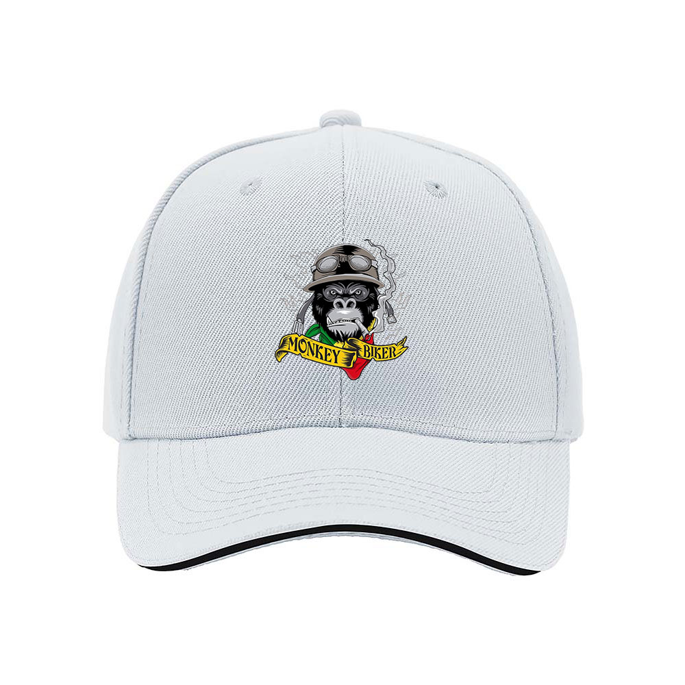 Monkey Biker Men's Baseball Cap Cool Gift for Riders - Image 5