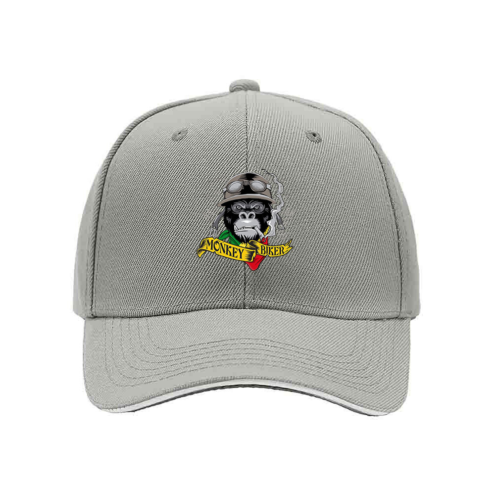 Monkey Biker Men's Baseball Cap Cool Gift for Riders - Image 7