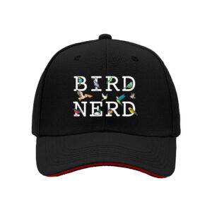 Bird Nerd Embroidered Baseball Cap Men Women Gift Hat