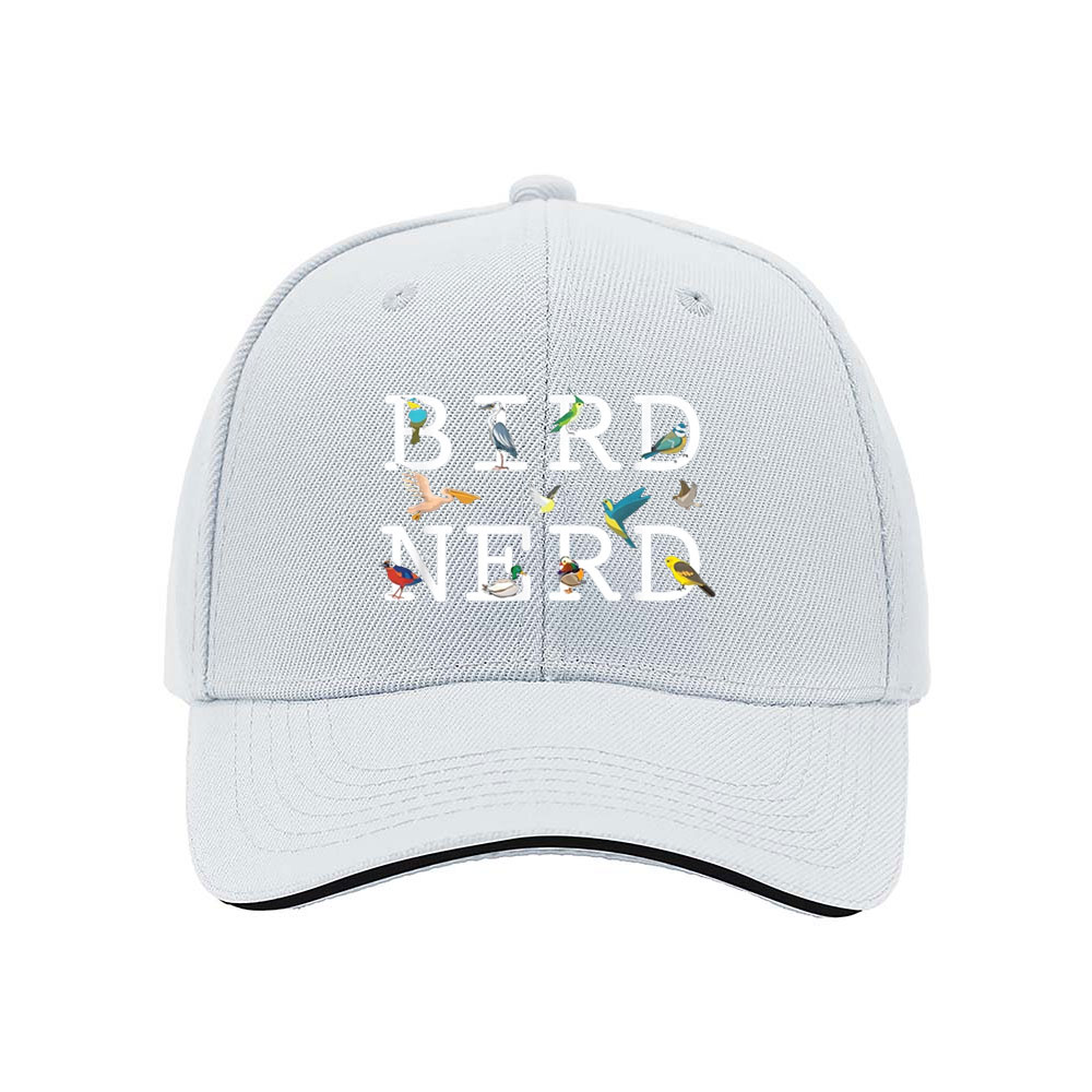 Bird Nerd Embroidered Baseball Cap Men Women Gift Hat - Image 5