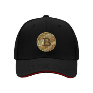 Bitcoin Gold Logo Men's Baseball Cap Gift for Crypto Fans