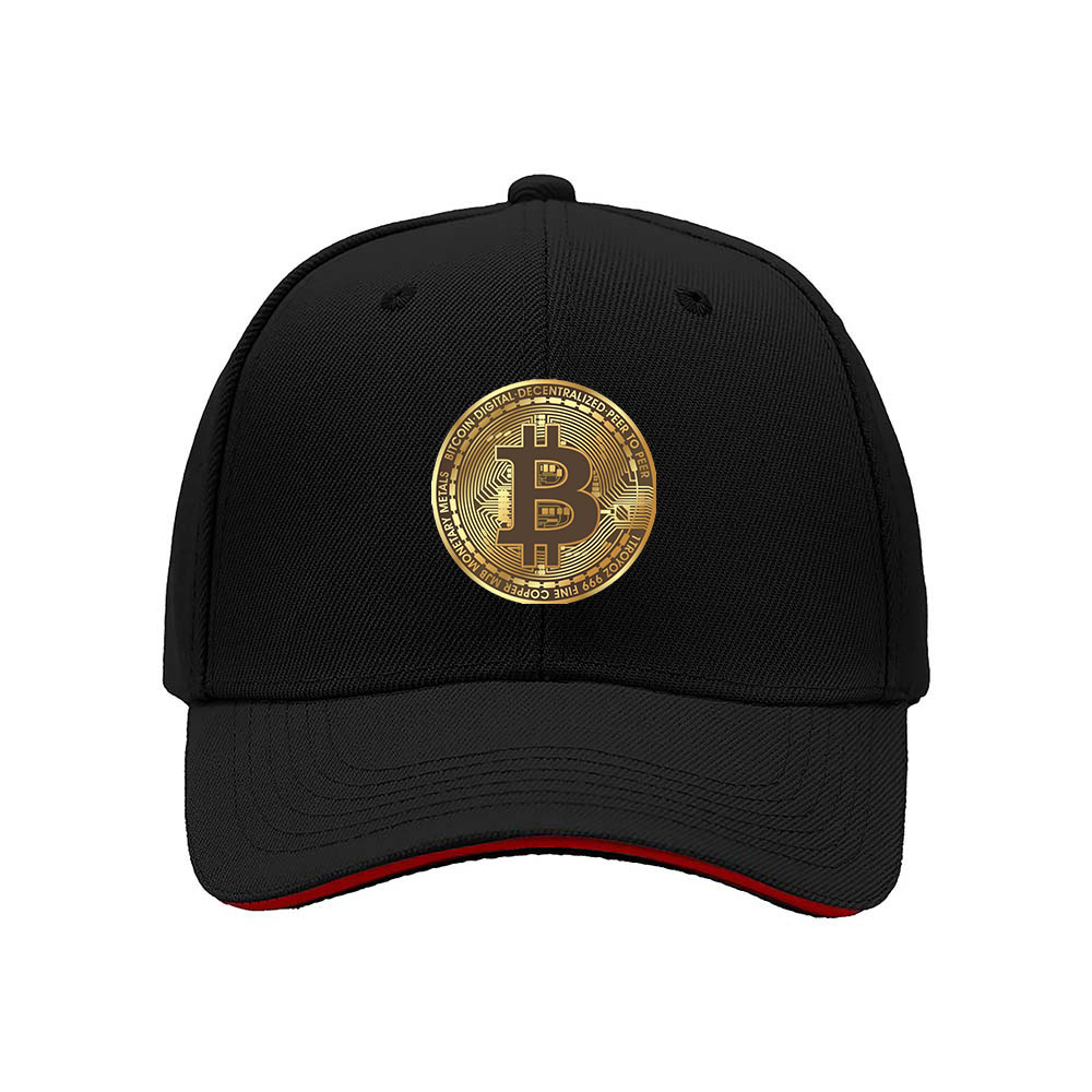 Bitcoin Gold Logo Men's Baseball Cap Gift for Crypto Fans