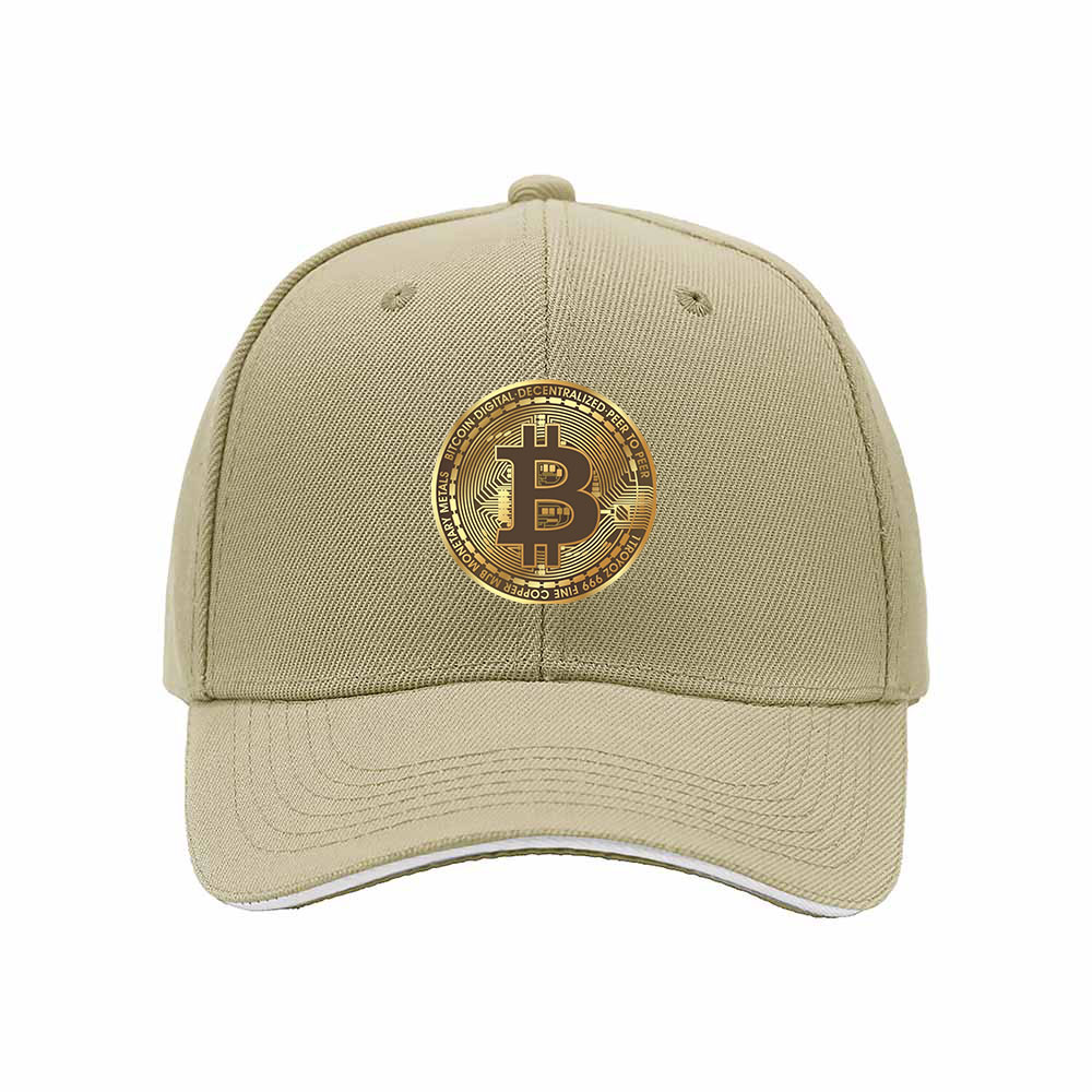 Bitcoin Gold Logo Men's Baseball Cap Gift for Crypto Fans - Image 4