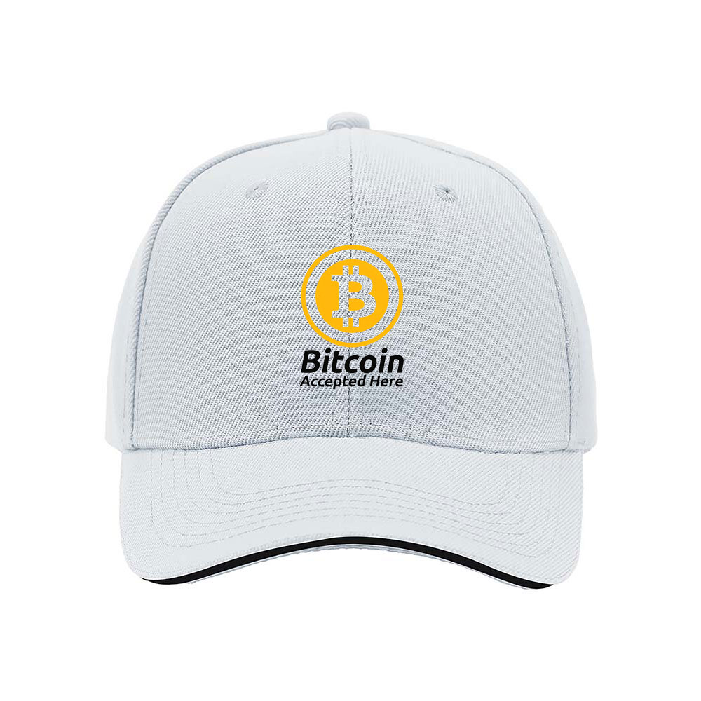 Bitcoin Logo Men's Baseball Cap Black Yellow Design Gift for Crypto Fans - Image 5