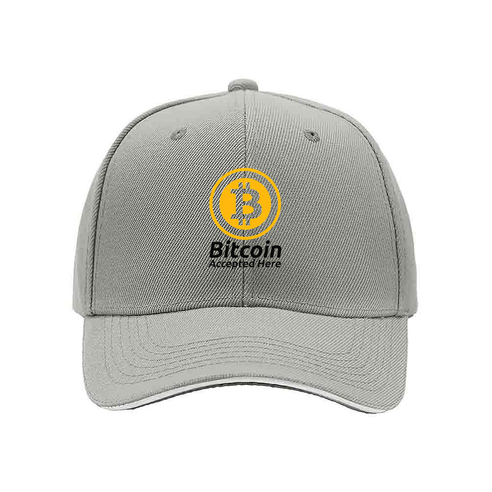 Bitcoin Logo Men's Baseball Cap Black Yellow Design Gift for Crypto Fans - Image 7