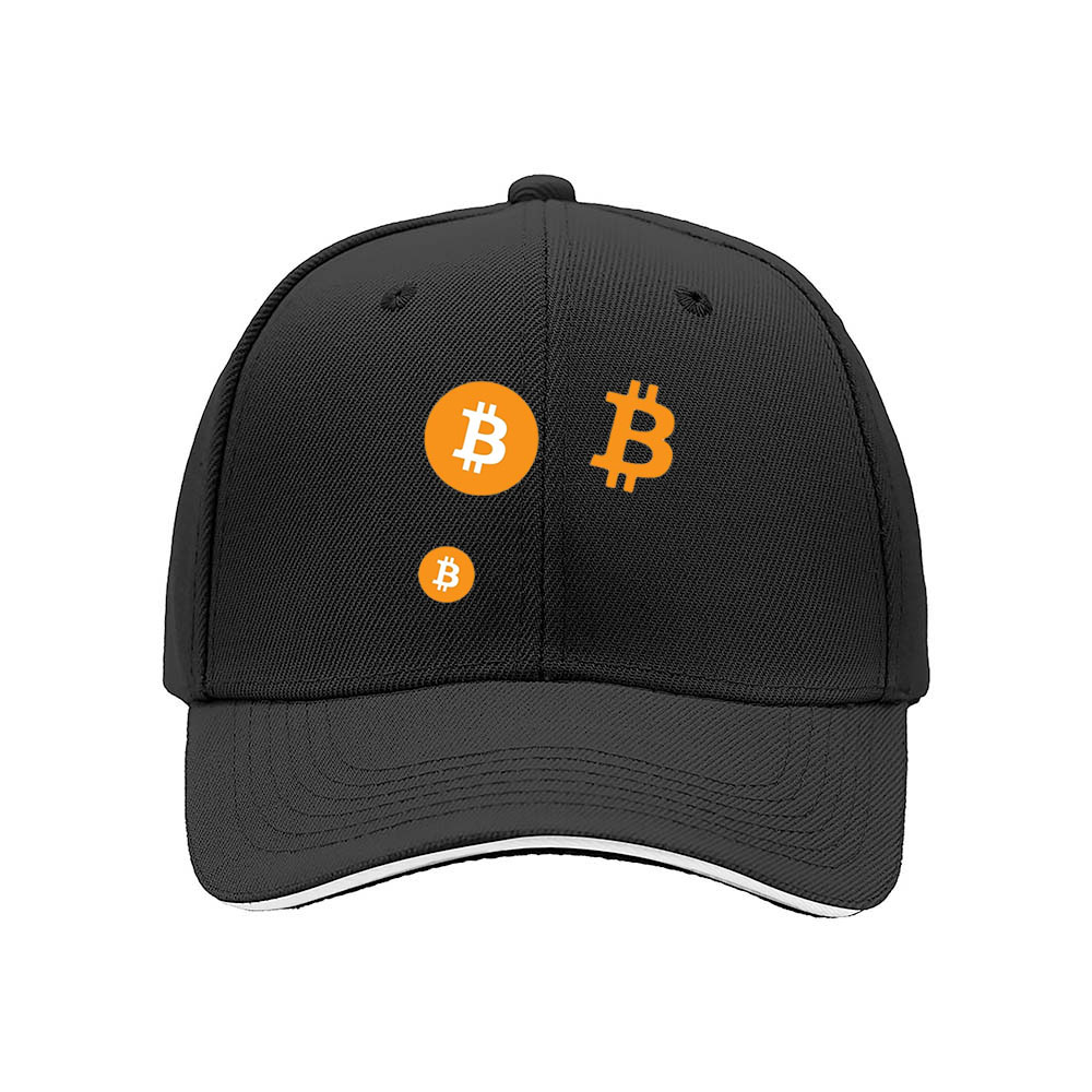 Bitcoin Logo Men's Baseball Cap Gift for Crypto Fans - Image 3