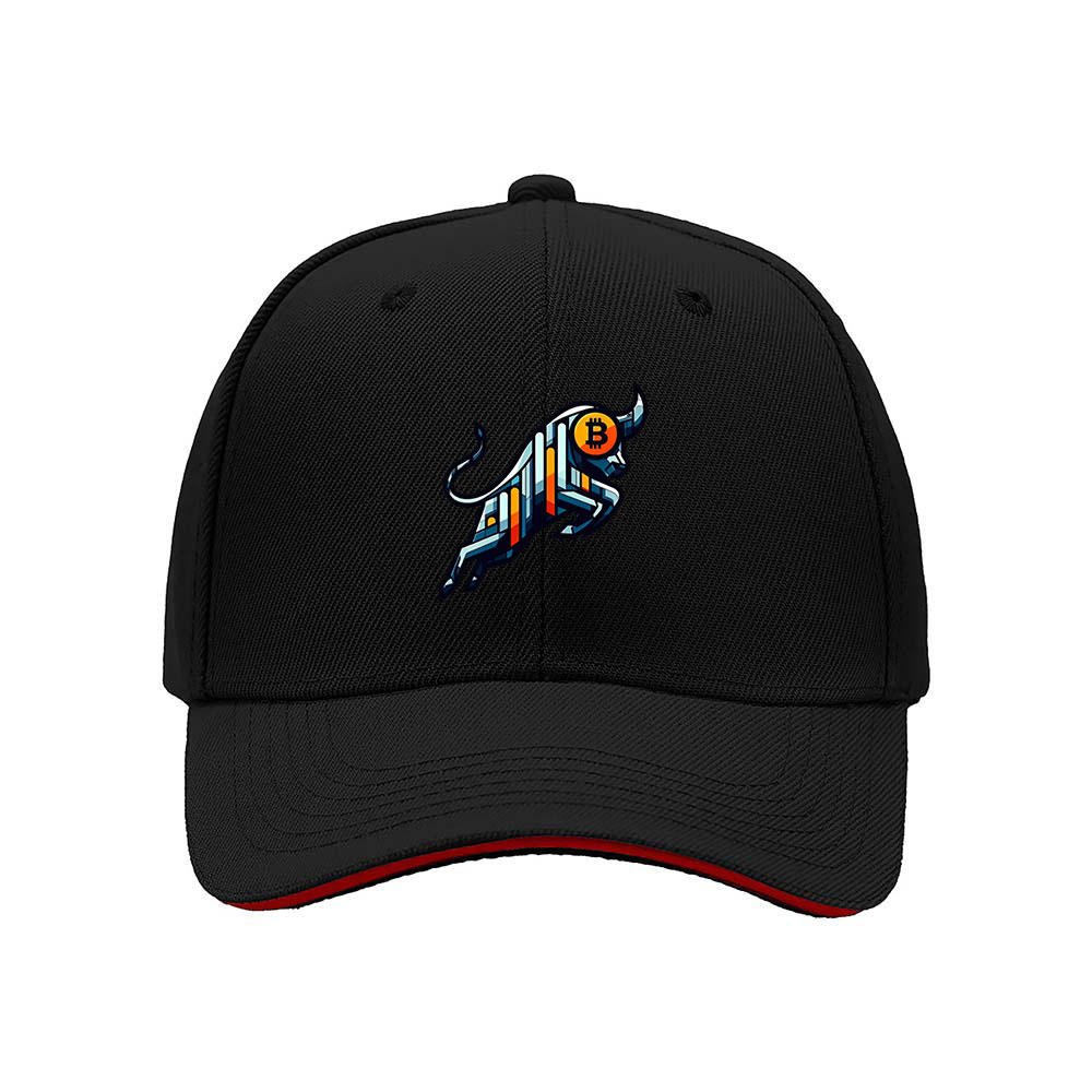 Bitcoin Bull Men's Baseball Cap Fashion Gift for Crypto Enthusiasts