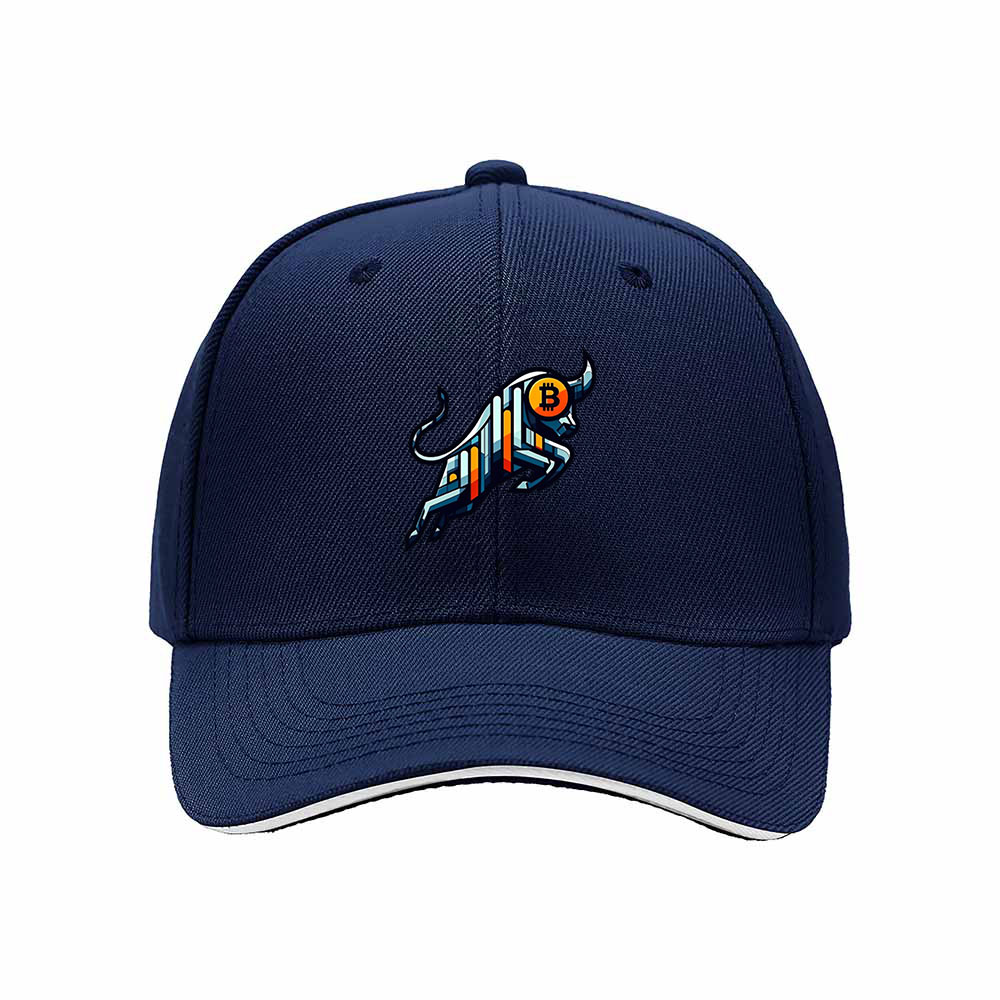 Bitcoin Bull Men's Baseball Cap Fashion Gift for Crypto Enthusiasts - Image 2