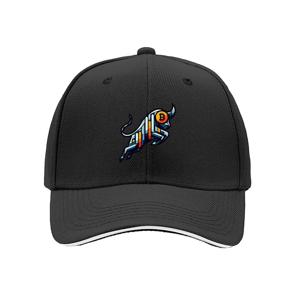 Bitcoin Bull Men's Baseball Cap Fashion Gift for Crypto Enthusiasts - Image 3