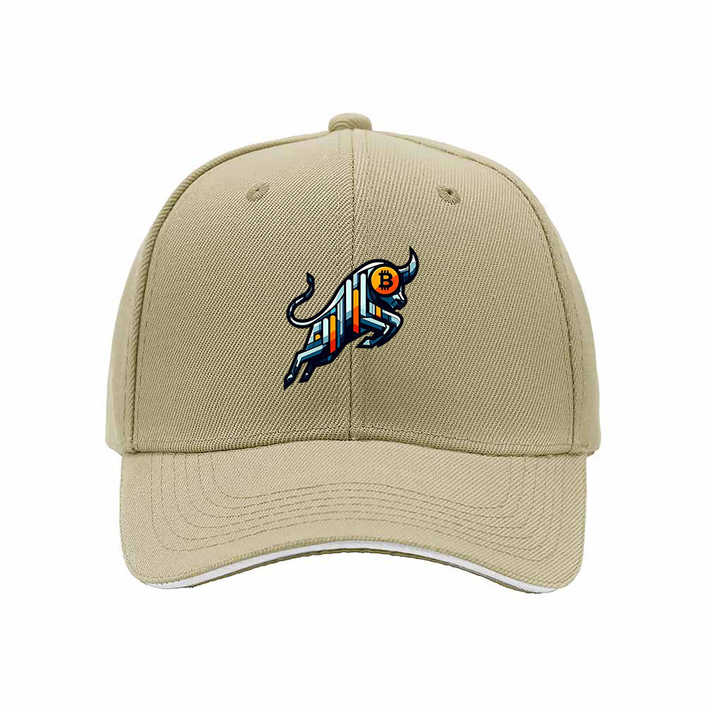 Bitcoin Bull Men's Baseball Cap Fashion Gift for Crypto Enthusiasts - Image 4