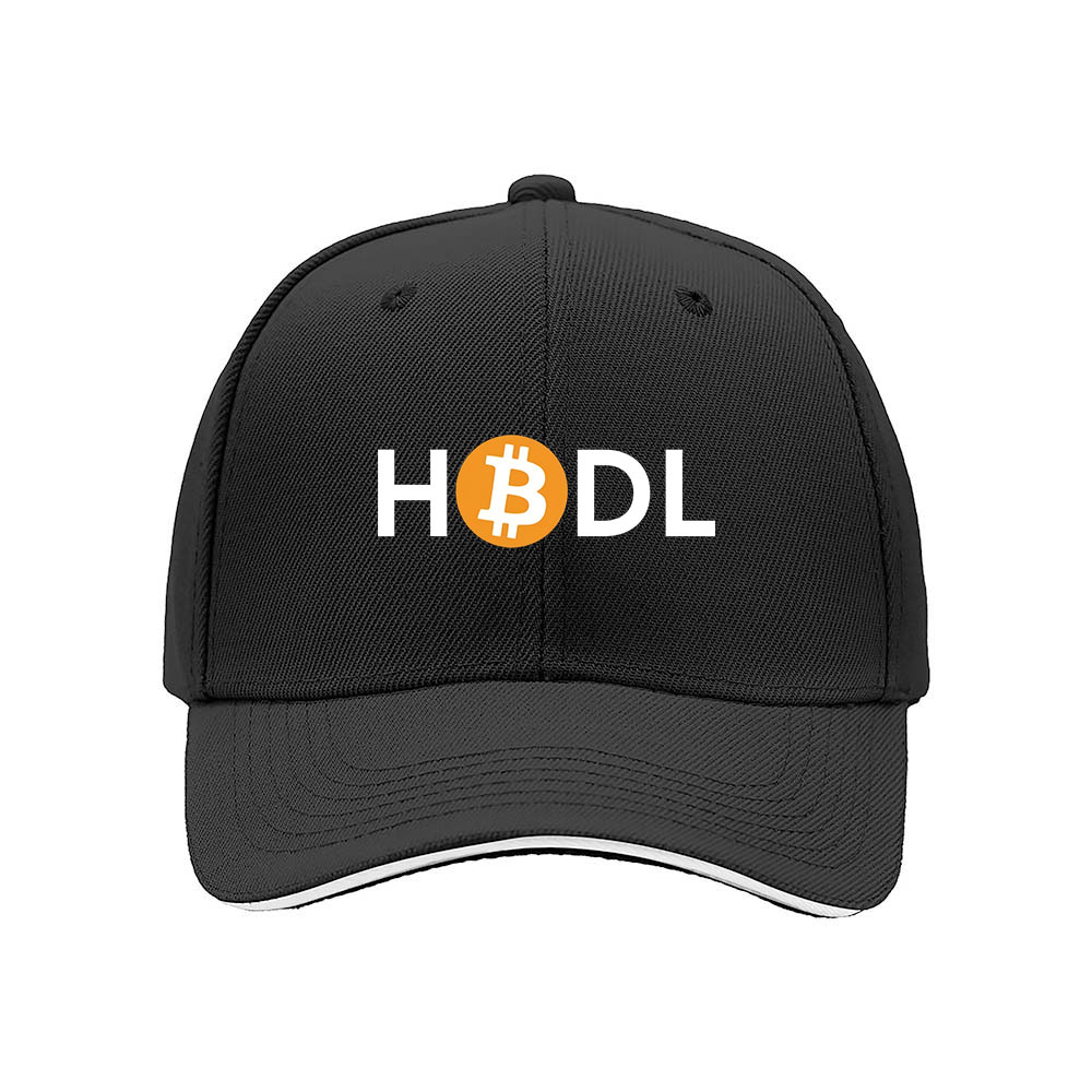 HODL Bitcoin Crypto Men's Baseball Cap Gift for Crypto Fans - Image 3