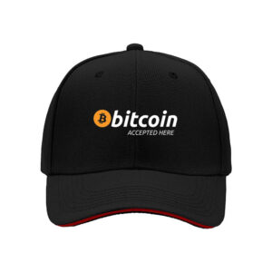 Bitcoin Accepted Here Baseball Cap Men Women Gift Crypto Fashion Hat
