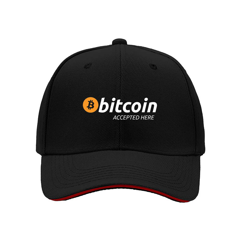 Bitcoin Accepted Here Baseball Cap Men Women Gift Crypto Fashion Hat