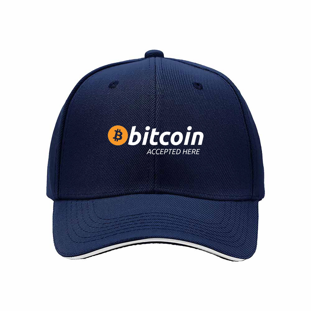 Bitcoin Accepted Here Baseball Cap Men Women Gift Crypto Fashion Hat - Image 2