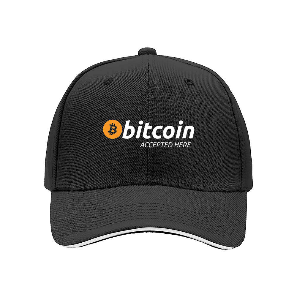 Bitcoin Accepted Here Baseball Cap Men Women Gift Crypto Fashion Hat - Image 3