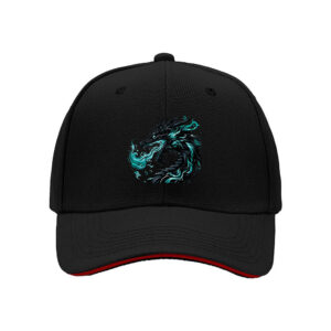 Black Dragon Flame Baseball Cap Men's Women's Gift Outdoor Fashion Hat