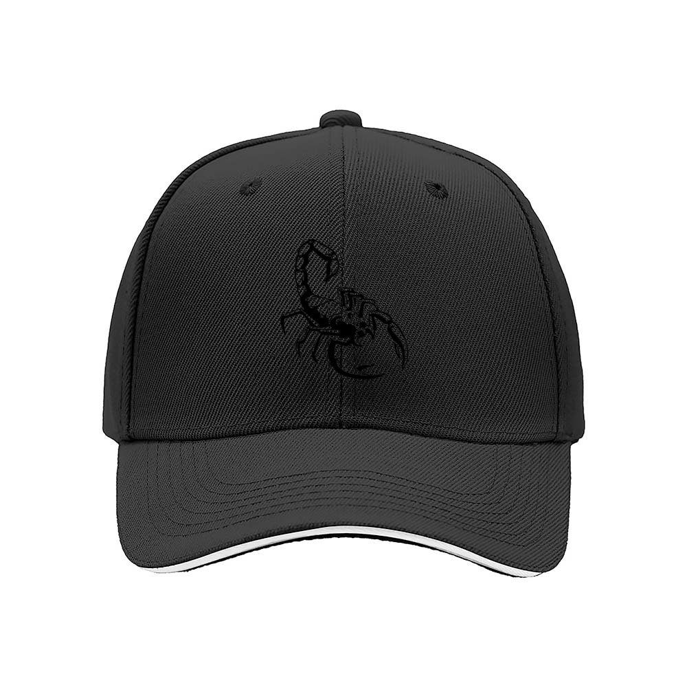 Black Scorpion Embroidered Baseball Cap Men's Women's Gift Outdoor Fashion Hat - Image 3