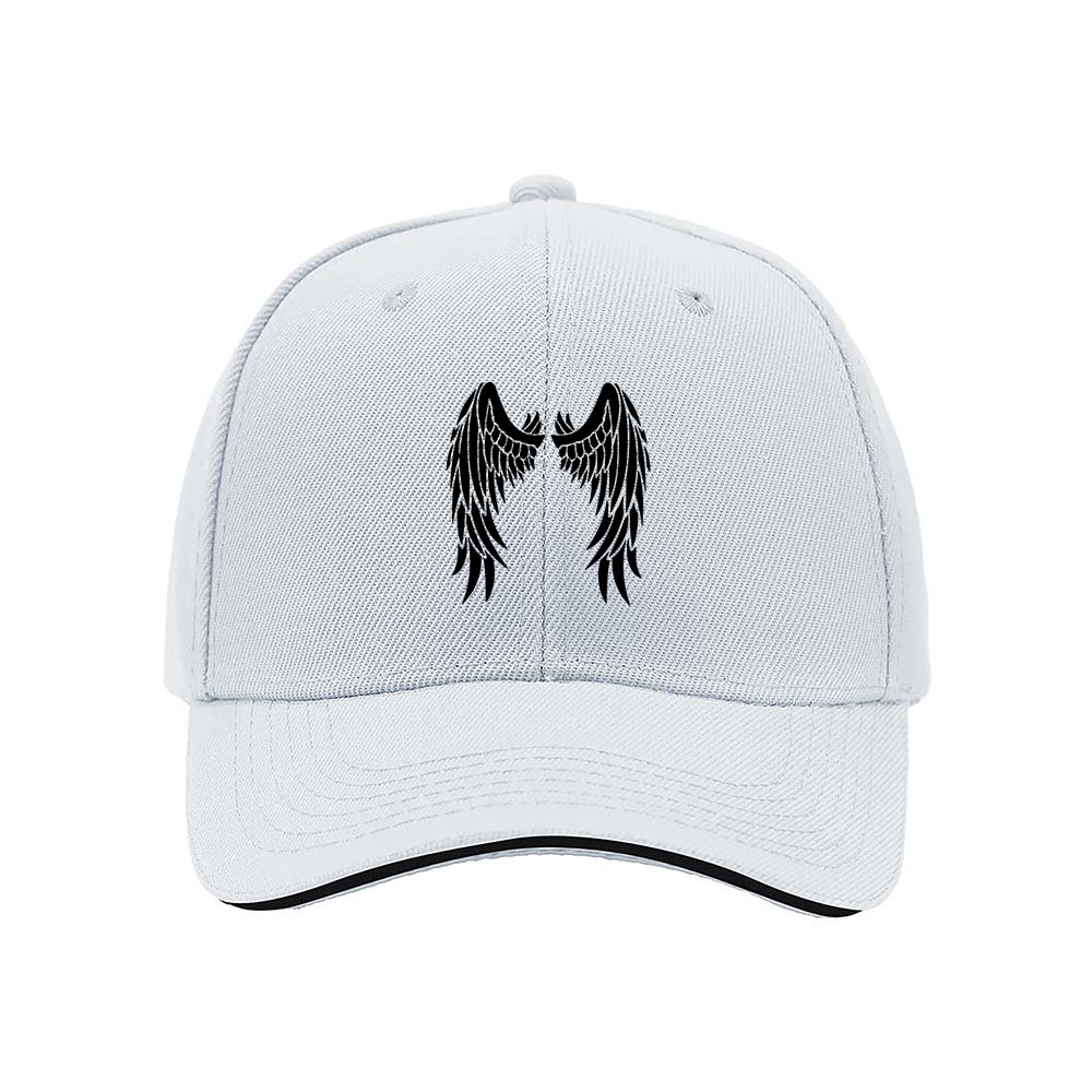 Black Wings Embroidered Baseball Cap for Men Women Casual Gift Wear - Image 5