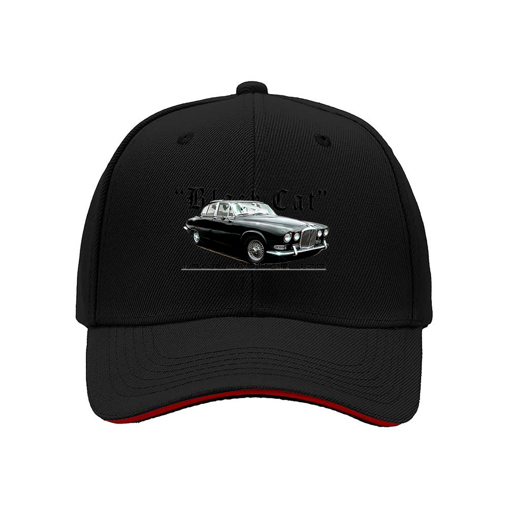 Classic Black Car Print Baseball Cap Men's Women's Fashion Gift Hat