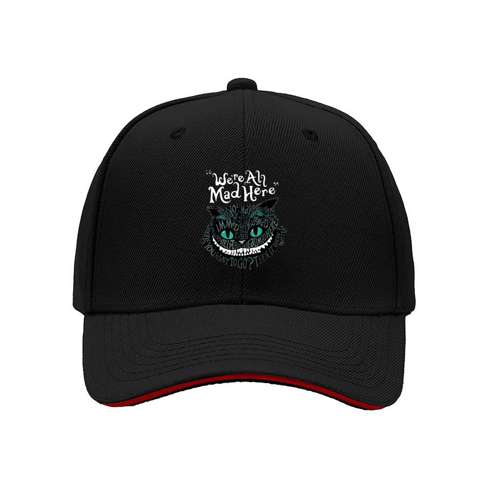 We're All Mad Here Cheshire Cat Baseball Cap Men Women Gift