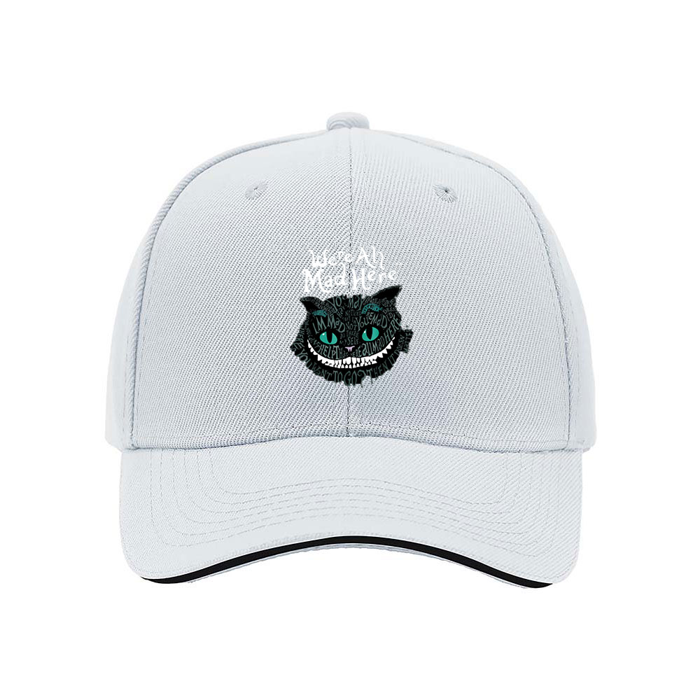 We're All Mad Here Cheshire Cat Baseball Cap Men Women Gift - Image 5