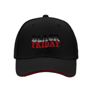 Black Friday Embroidered Baseball Cap Men Women Gift Hat