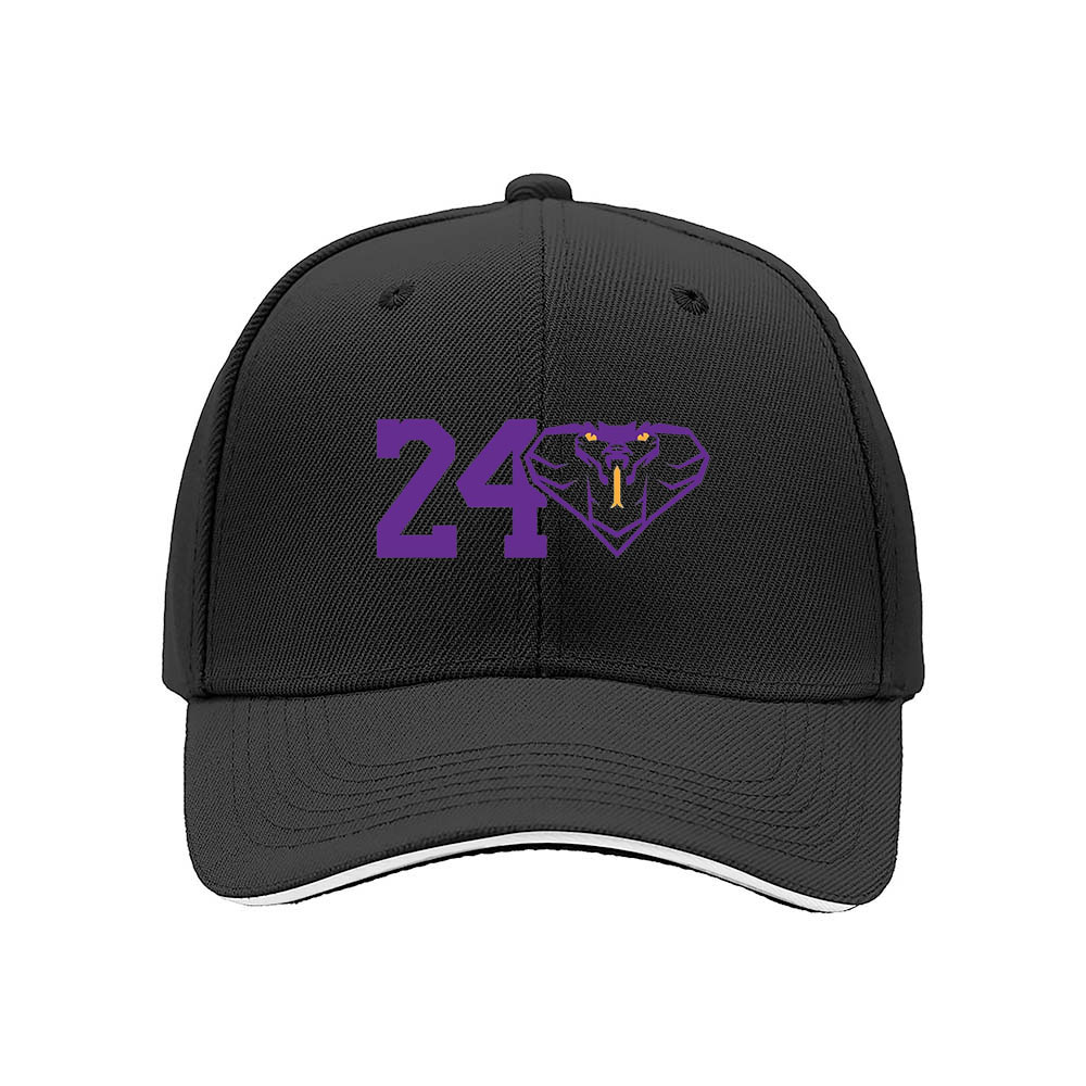 24 Purple Snake Logo Baseball Cap Men's Women's Gift Hat - Image 3