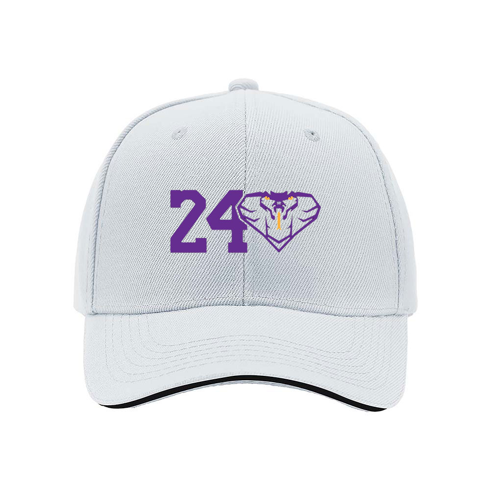 24 Purple Snake Logo Baseball Cap Men's Women's Gift Hat - Image 5