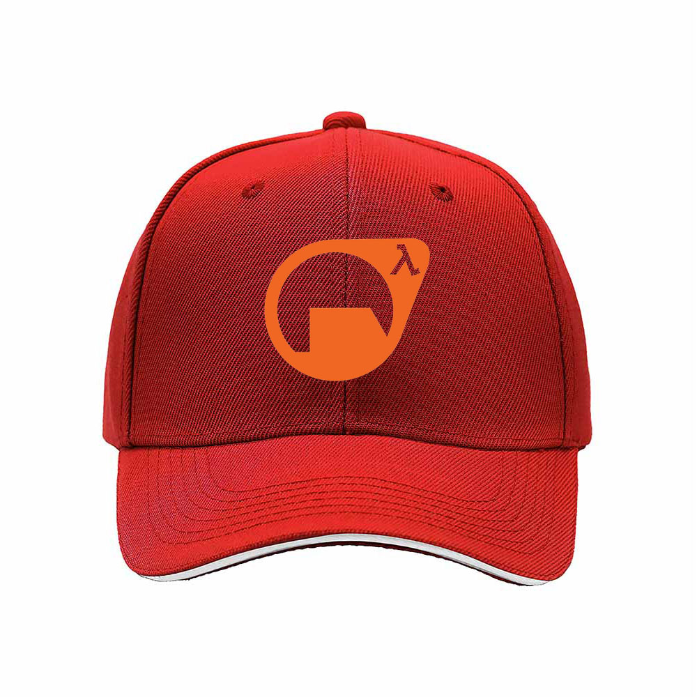 Orange Lambda Logo Men's Baseball Cap Fashion Gift Hat - Image 6