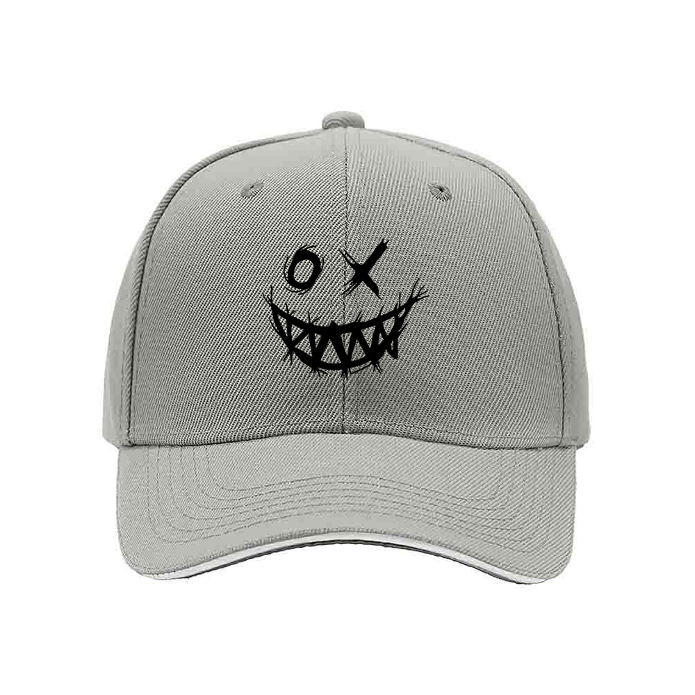 Black Smile Face Baseball Cap for Men Women Casual Gift Hat - Image 7