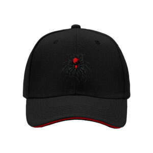 Black Spider Embroidered Baseball Cap Men Women Gift Hat