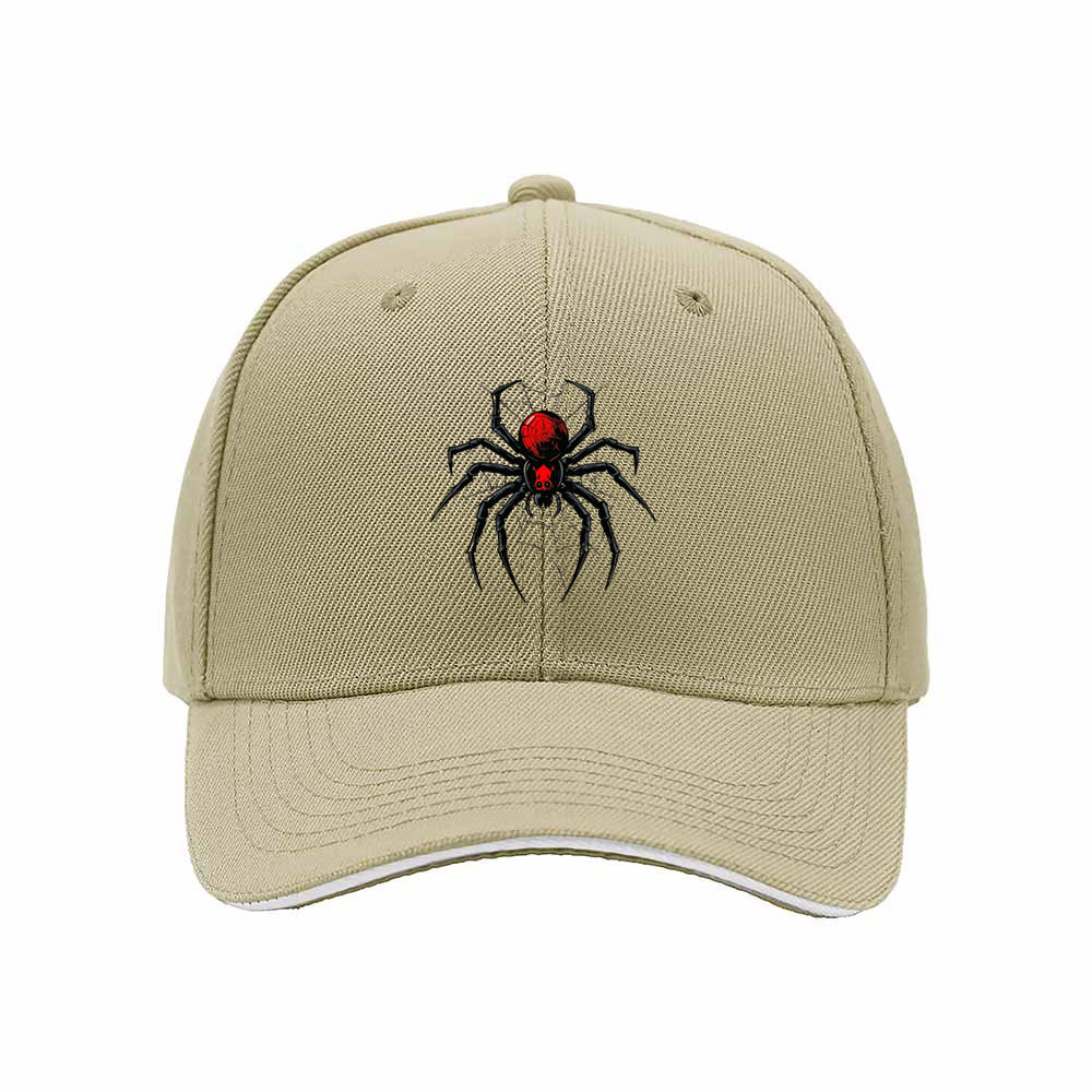Black Spider Embroidered Baseball Cap Men Women Gift Hat - Image 4