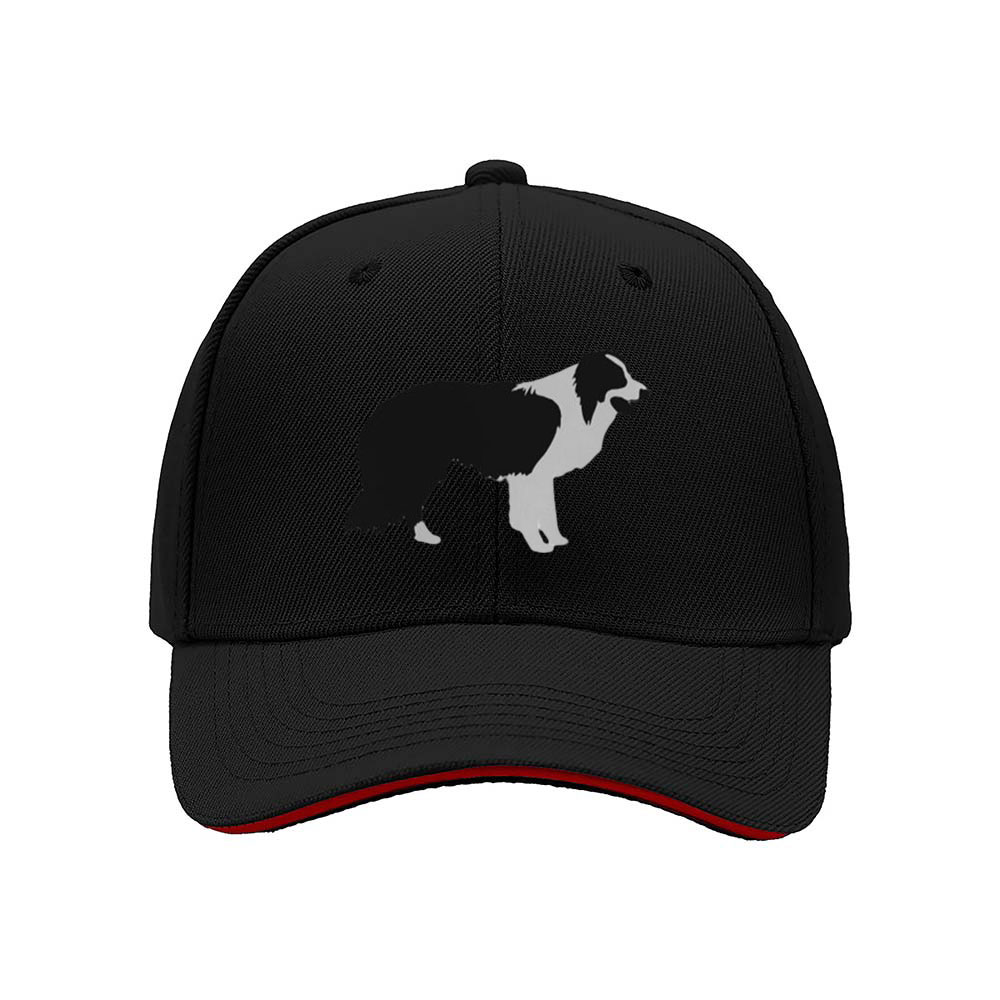 Border Collie Dog Print Men's Baseball Cap Gift for Dog Lovers