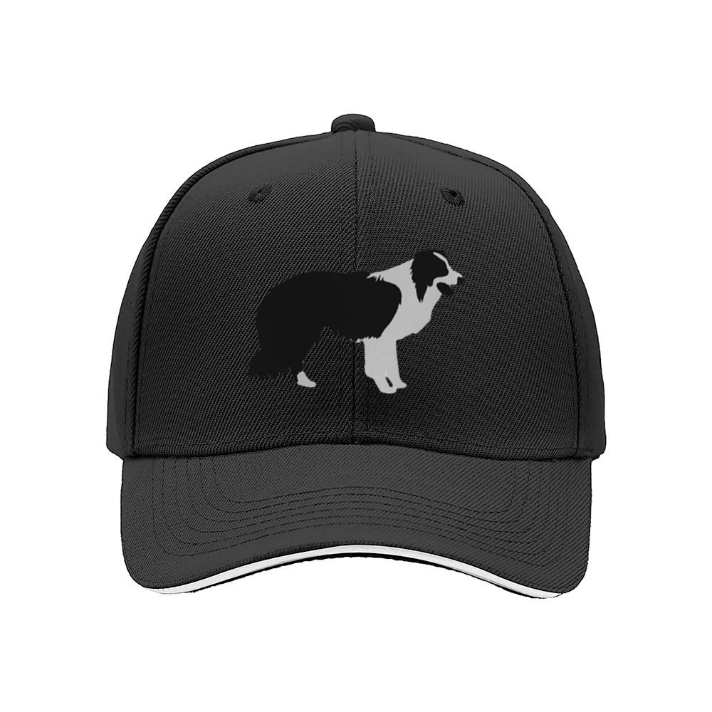 Border Collie Dog Print Men's Baseball Cap Gift for Dog Lovers - Image 3