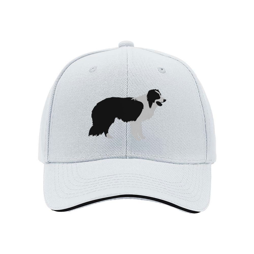 Border Collie Dog Print Men's Baseball Cap Gift for Dog Lovers - Image 5