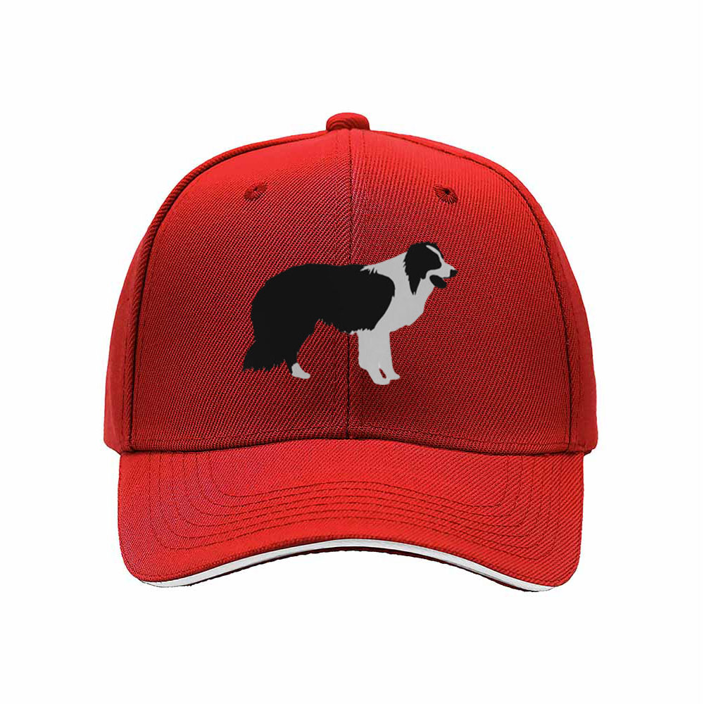 Border Collie Dog Print Men's Baseball Cap Gift for Dog Lovers - Image 6