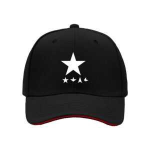 Black Star Print Baseball Cap Men Women Casual Gift Hat