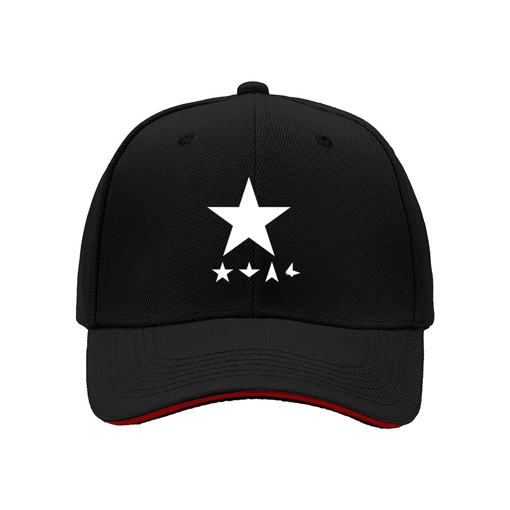 Black Star Print Baseball Cap Men Women Casual Gift Hat