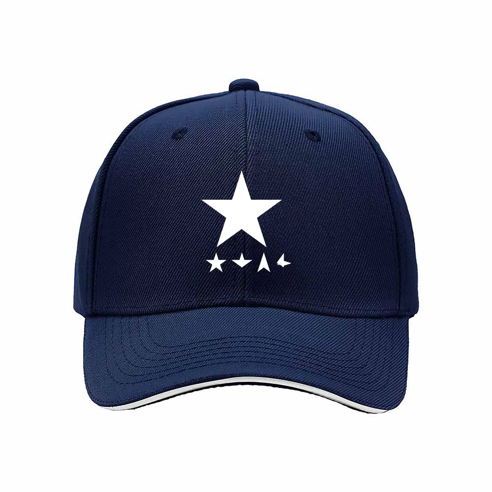 Black Star Print Baseball Cap Men Women Casual Gift Hat - Image 2